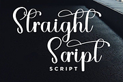 Straight Script, a Handwritten Font by InermediaSTUDIO (Thumbnail 1 of 8)