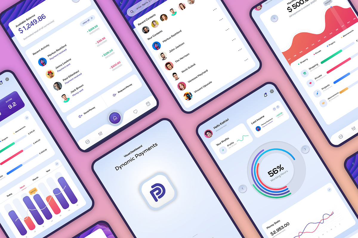 Dynamic Payments UI Kit, a Templates & Theme by KL-Webmedia (Photo 11 of 11)