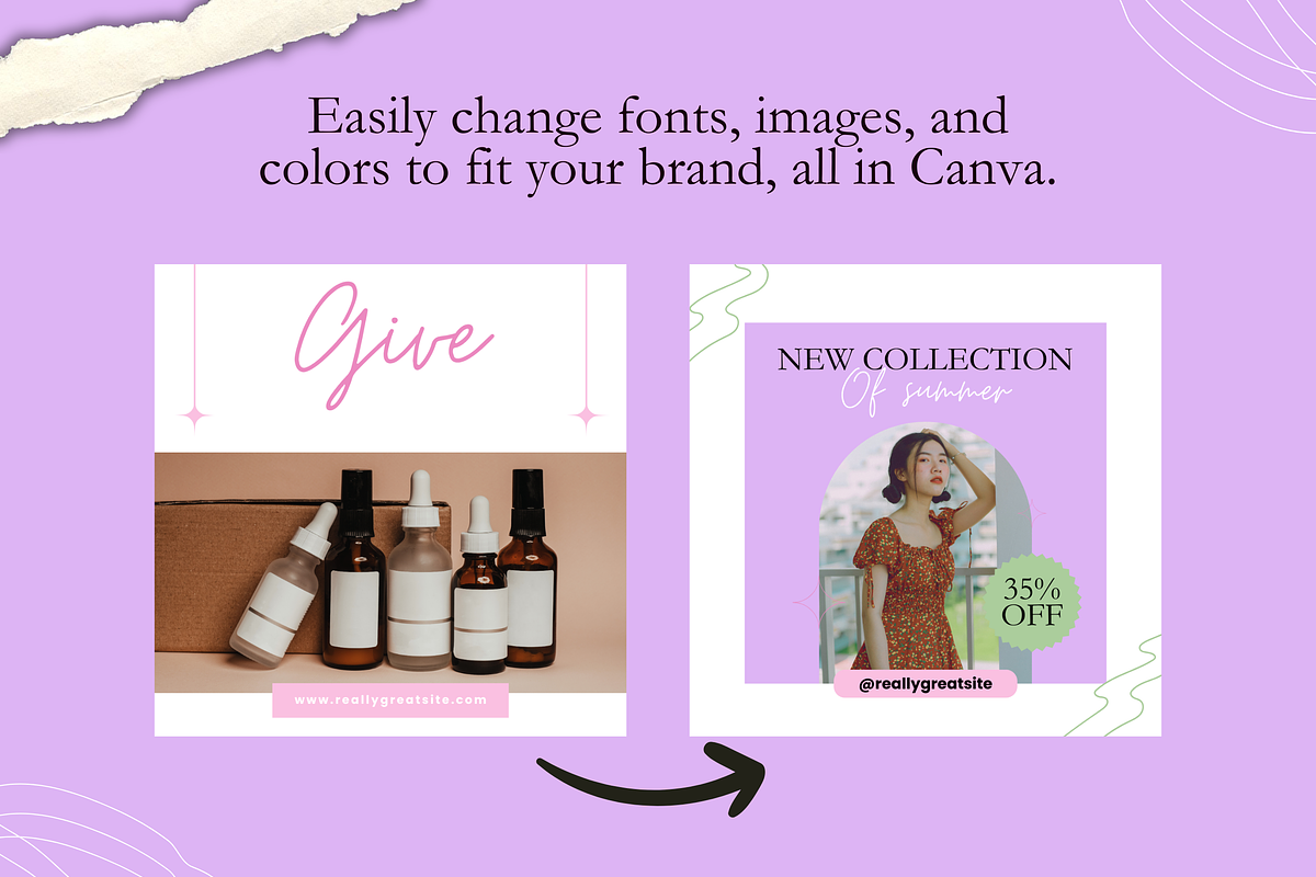 340 Social Media Post Template Canva, a Templates & Theme by TemplateCastleStore (Photo 6 of 10)
