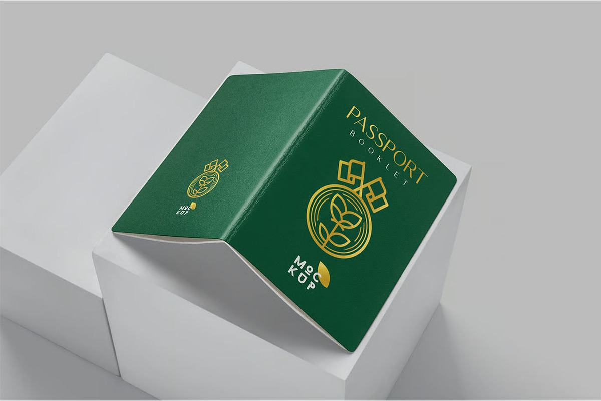 Passport Booklet Mockups, a Product Mockup by megostudi0 (Photo 4 of 7)