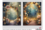 Boho Vintage Wedding JPG Papers, a Wallpaper Graphic by EdeniaArtStudio (Thumbnail 3 of 7)