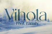 Vihola Font family, a Serif Font by vlad.berla (Thumbnail 1 of 8)