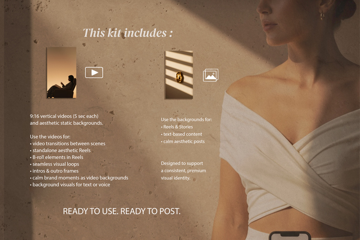 Light & Shadows: Aesthetic Reels Vid, a Social Media Template by MONO KEY STUDIO (Photo 6 of 8)