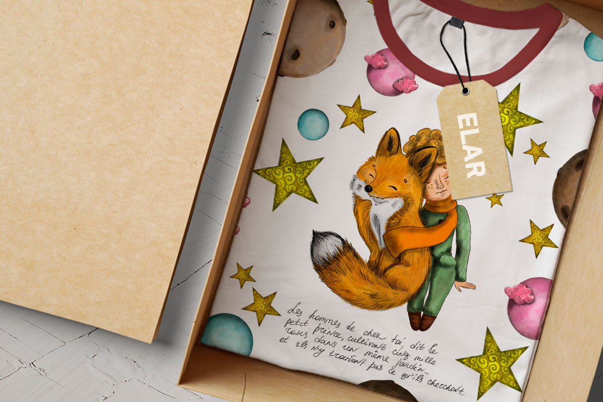 A Little Prince. Fairy tale., a Texture Illustration by Kseniia (Photo 3 of 18)