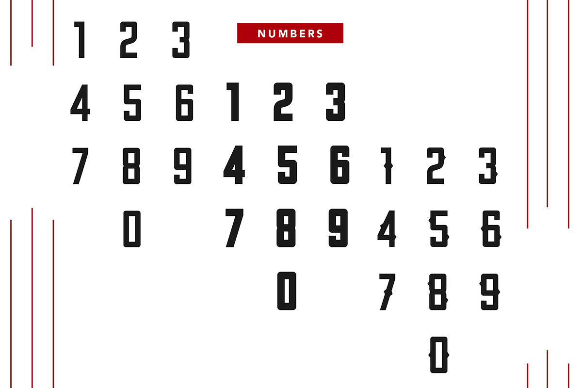 Jersey Typeface preview 5