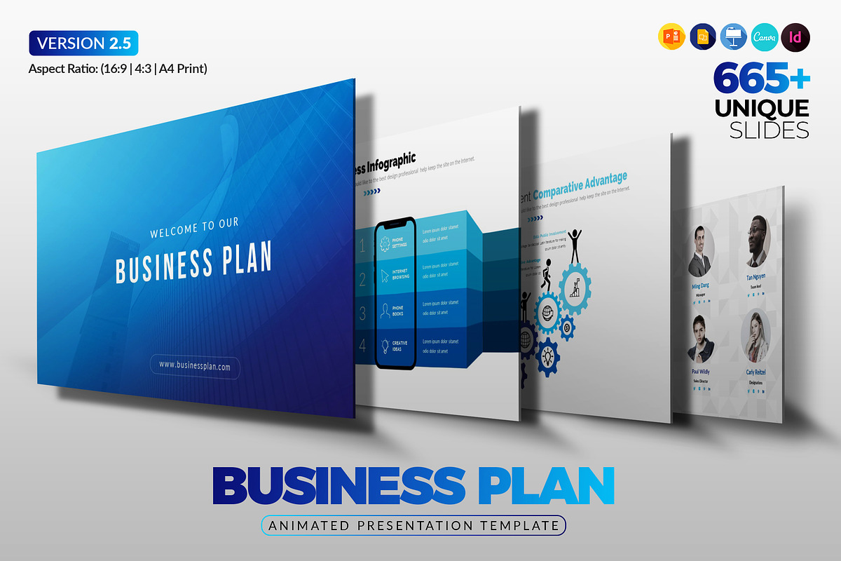 Business Plan Infographic PowerPoint, a Presentation Template by WhiteGraphic (Photo 1 of 18)