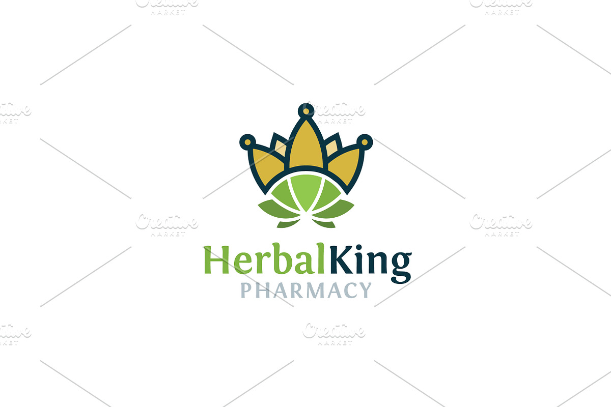 Cannabis / Marijuana King Crown, a Branding & Logo Template by bvcreates (Photo 4 of 7)