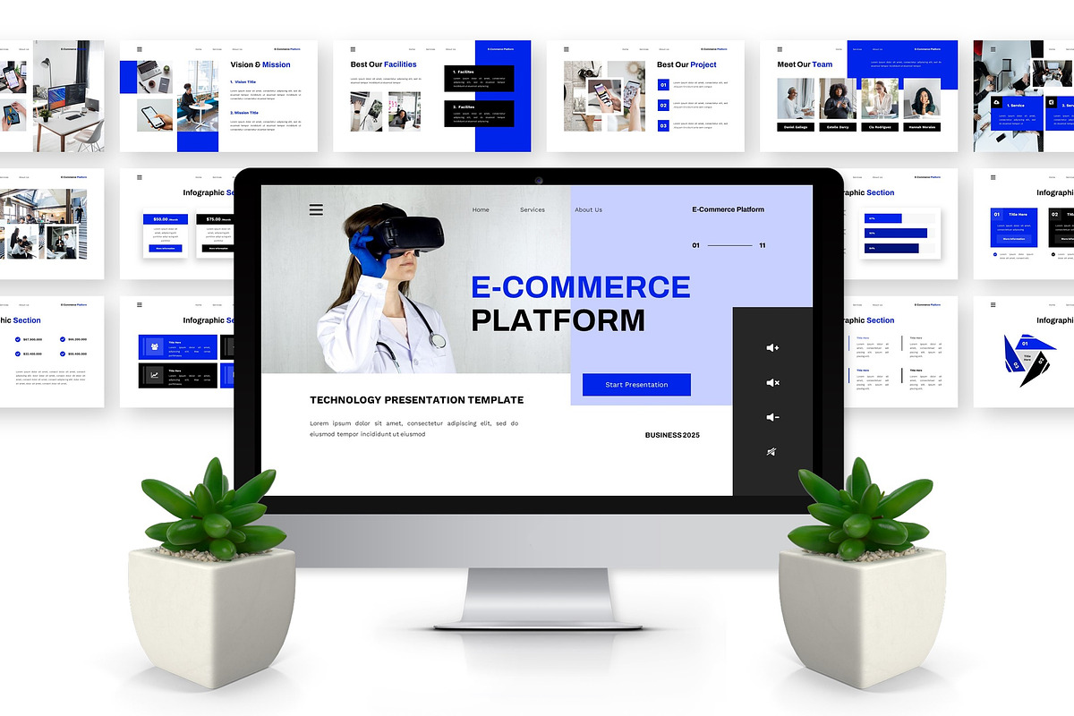 E-Commerce Platfrom - Technology PPT preview 4