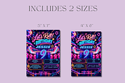 Roller Skating Birthday Invitation, an Invitation Template by InvitingStorys (Thumbnail 6 of 11)