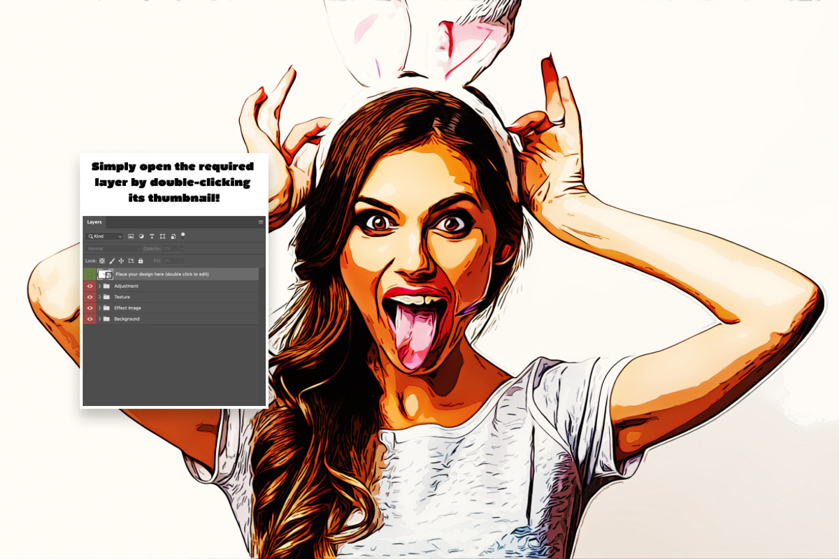 Vectorize Photo Effect, a Layer Style Add-On by dokudokunomi