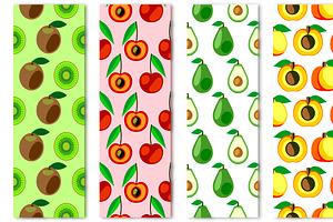 Seamless Patterns with Fruits
