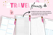 Chic Digital Travel Planner for Girl, a Templates & Theme by bellaROSEworkshop (Thumbnail 5 of 10)
