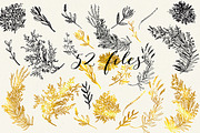 Florygraphy. Calligraphy ink clipart, an Illustration by LABFcreations (Thumbnail 2 of 3)