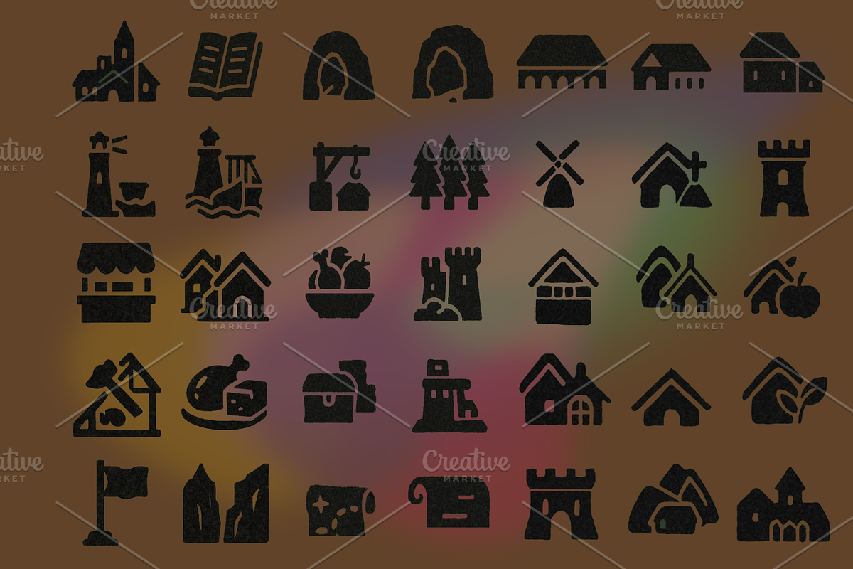 2d Medieval Map Icons, a Solid Icon by New Horizon Creators (Photo 5 of 5)