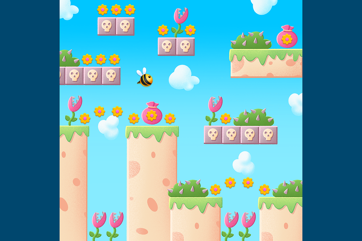 Game UI pack, Bee, an Object Graphic by KartInnka (Photo 21 of 28)