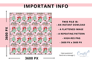 Pink Plaid Christmas Seamless, a Pattern Graphic by Coastal 5 Designs (Thumbnail 3 of 3)