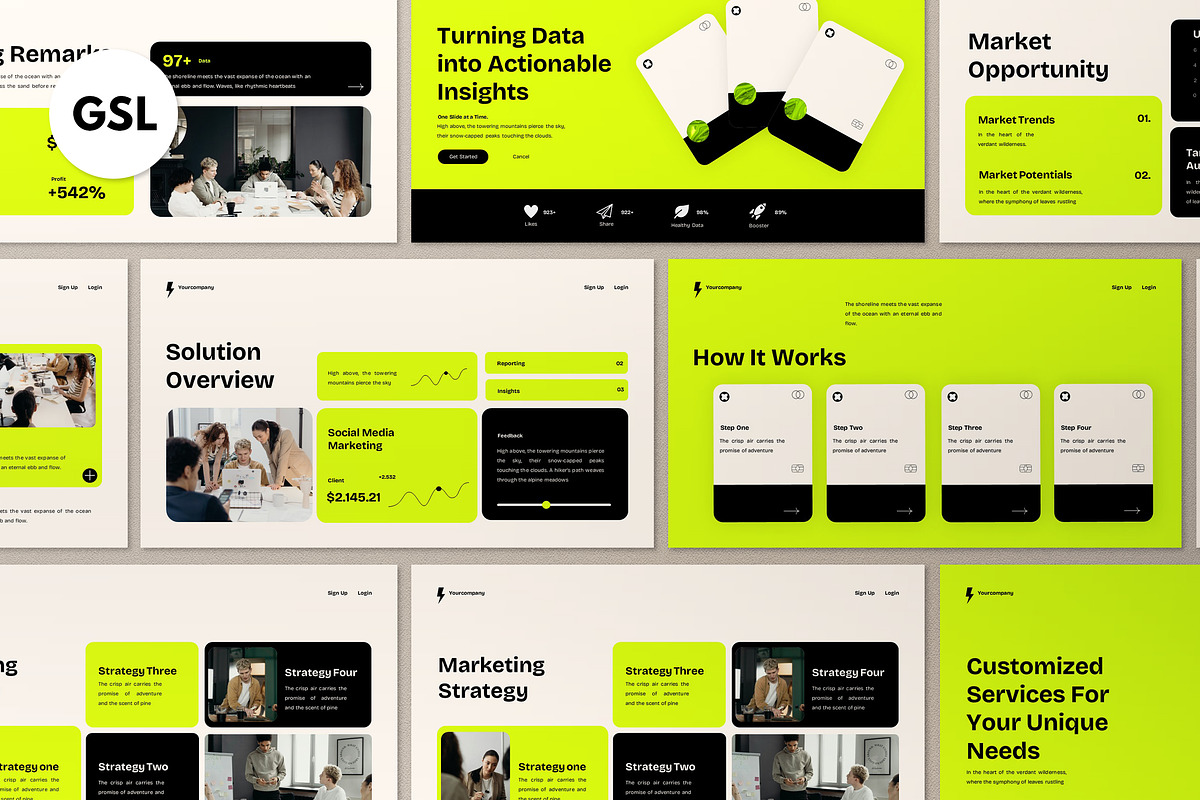 White Data Analyst Google Slide, a Presentation Template by graphicook (Photo 1 of 4)
