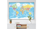 Vector World Map - Large&Detailed, a Decorative Illustration by PorcuPen Works (Thumbnail 8 of 9)