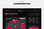 Flight Dashboard UIUX Template, an UI Kit Template by MightyDesign (Thumbnail 2 of 6)