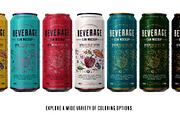 24oz-710ml Can Mockup, an Advertising Mockup by HexenDesigns (Thumbnail 5 of 11)