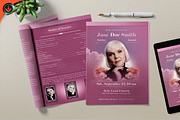 Funeral Program Photoshop Template, a Brochure Template by SeraphimChris (Thumbnail 6 of 7)