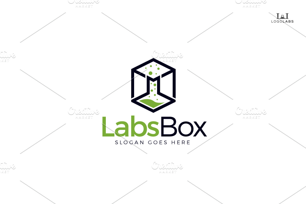 Labs Box Logo, a Branding & Logo Template by LogoLabs