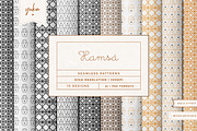 Hamsa Pattern, a Pattern Graphic by Yuka Baby (Thumbnail 1 of 7)