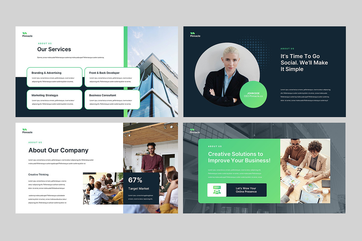 PINNACLE - Business Powerpoint, a Presentation Template by rgbryand (Photo 5 of 9)
