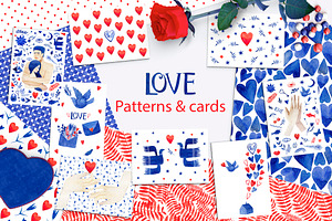 Patterns & Cards. Love