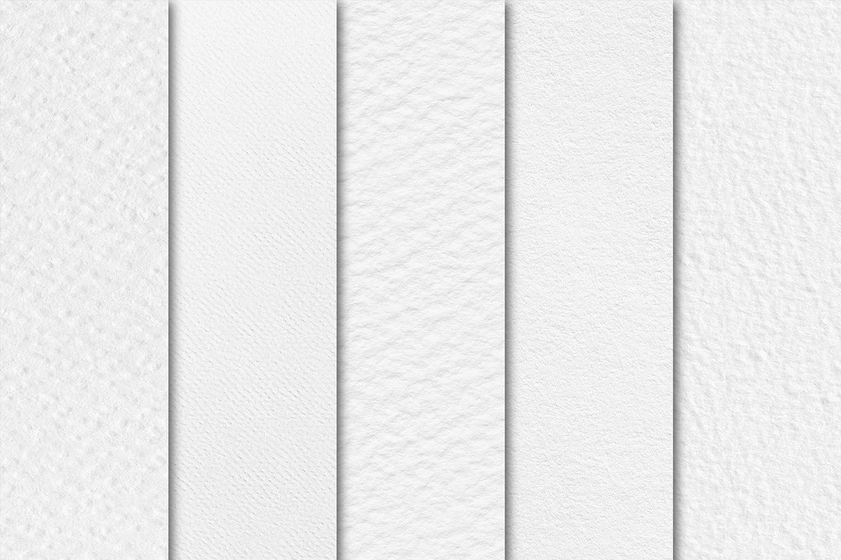 White Watercolor Paper Textures, a Texture Graphic by Maishop (Photo 3 of 3)