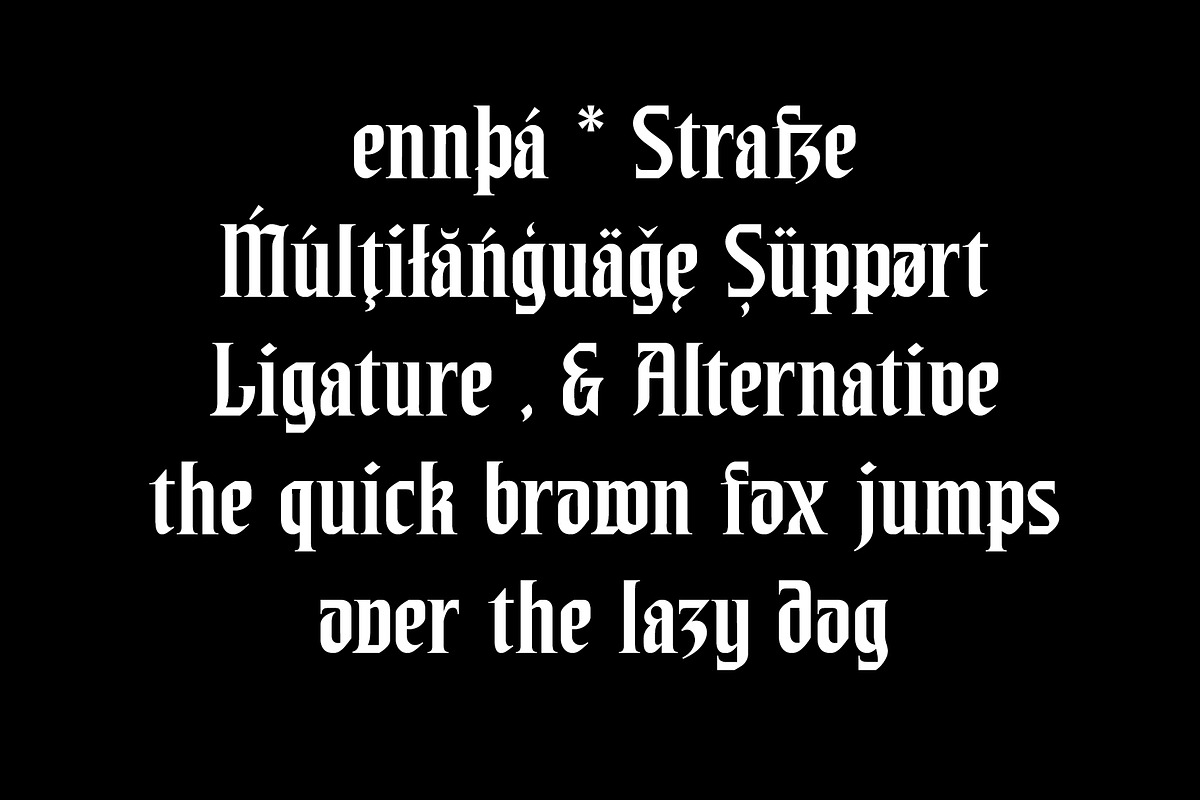 ED Faliraki Typeface, a Blackletter Font by Emyself Design (Photo 10 of 10)