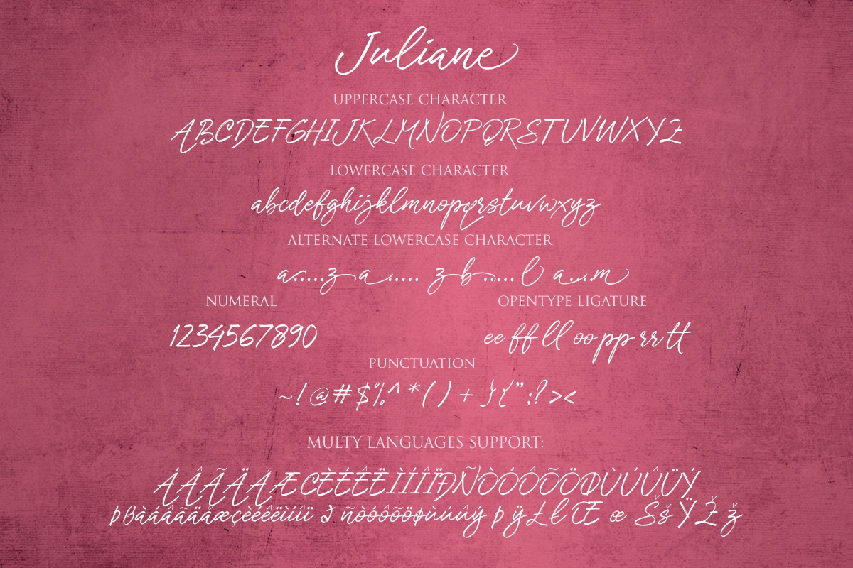 Juliane, a Script Font by Byuly Ayika (Photo 9 of 9)