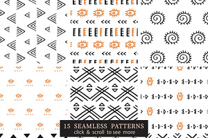 Ethnic Chic Vector Patterns