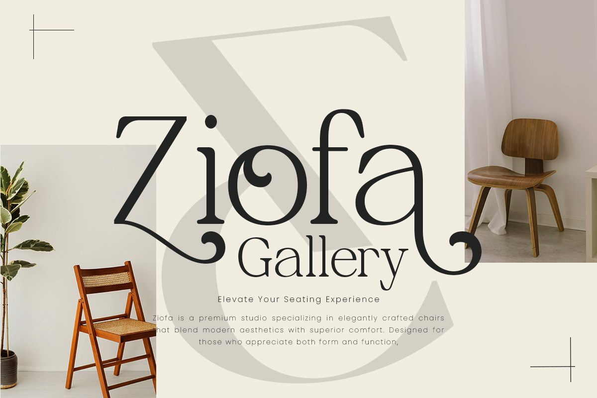 Shilmaz – Elegant Modern Serif Font, a Font by roomspace creative lab (Photo 4 of 11)