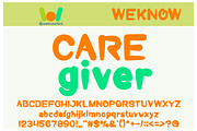 take and give font, a Font by weknow (Thumbnail 4 of 5)