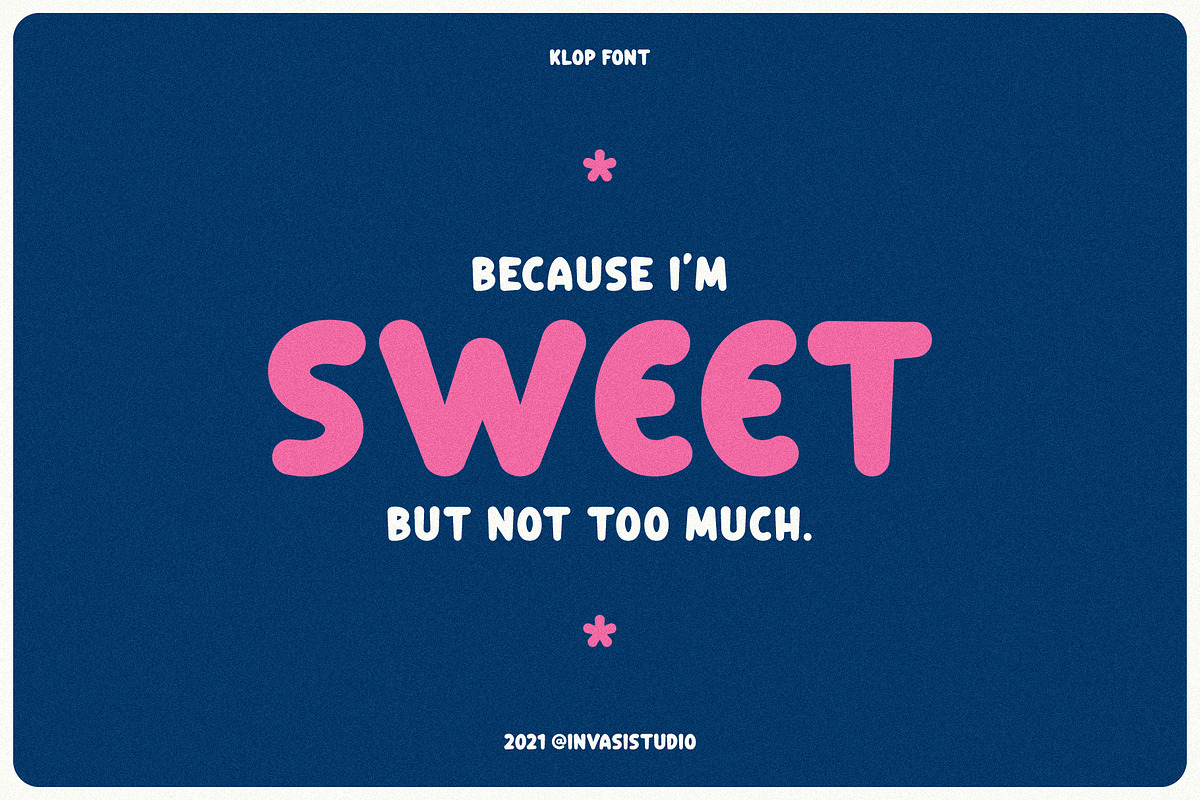 Klop - Friendly Rounded Font, a Sans Serif Font by Invasi Studio (Photo 7 of 10)