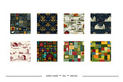 On The Farm Retro Art Style Patterns, a Pattern Graphic by karenfoleyphoto (Thumbnail 4 of 18)