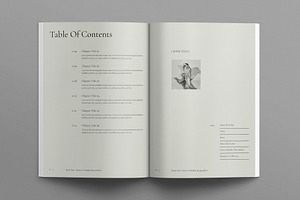 Book Title Layout Design Template