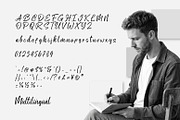 Monttee - A Modern Script, a Script Font by khurasan (Thumbnail 7 of 7)