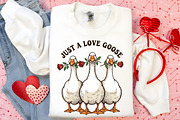 Just A Love Goose PNG, Valentine's, an Illustration by Canvas Craft (Thumbnail 4 of 7)