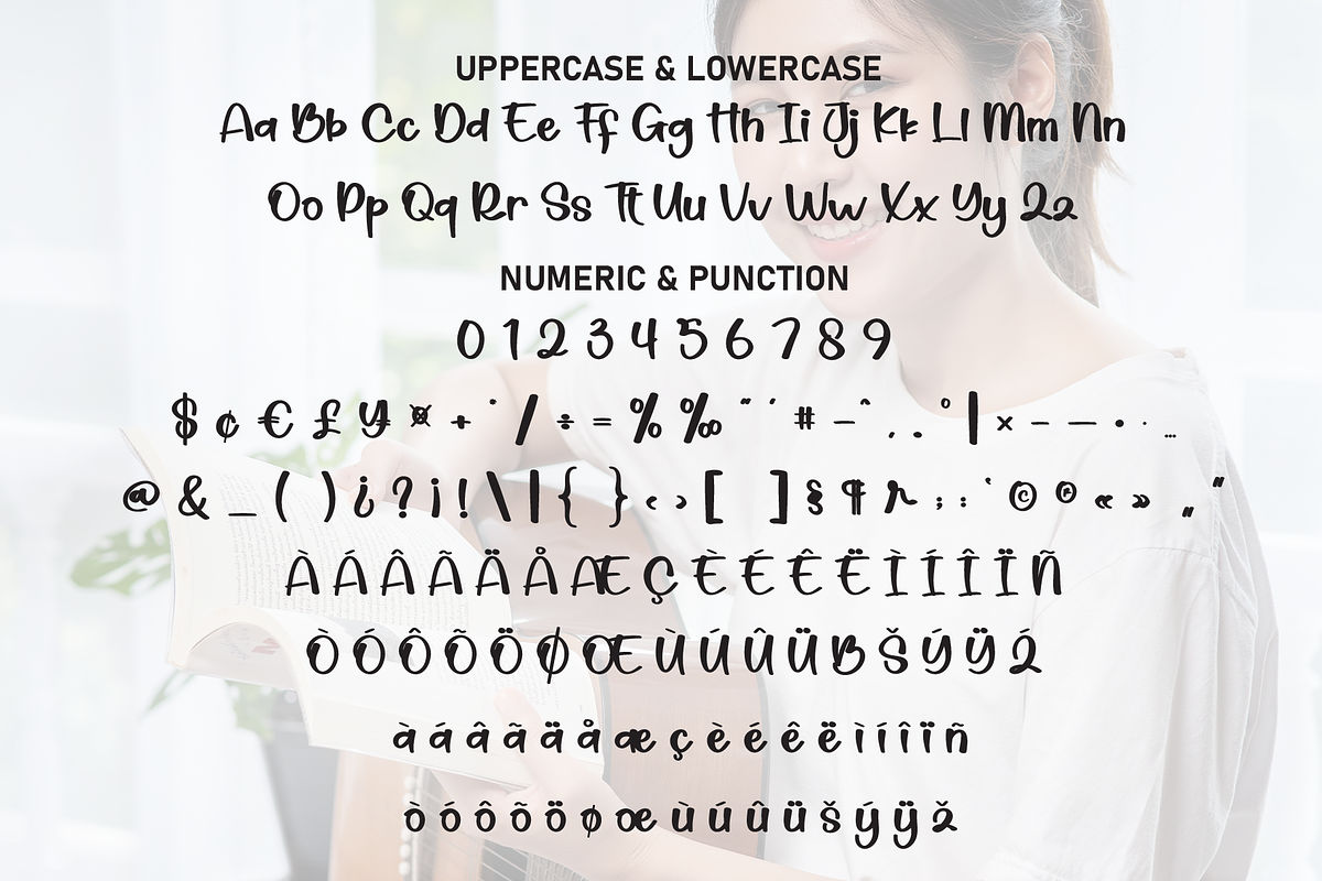 Happy Song | Script Font, a Script Font by Scratchones (Photo 7 of 8)
