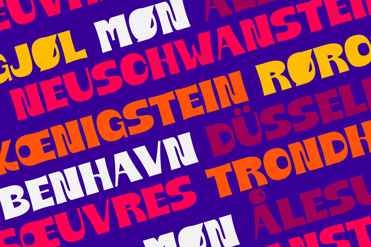 Gamure - Playful Bold Display Font, a Sans Serif Font by CuratedType Studio (Photo 3 of 10)