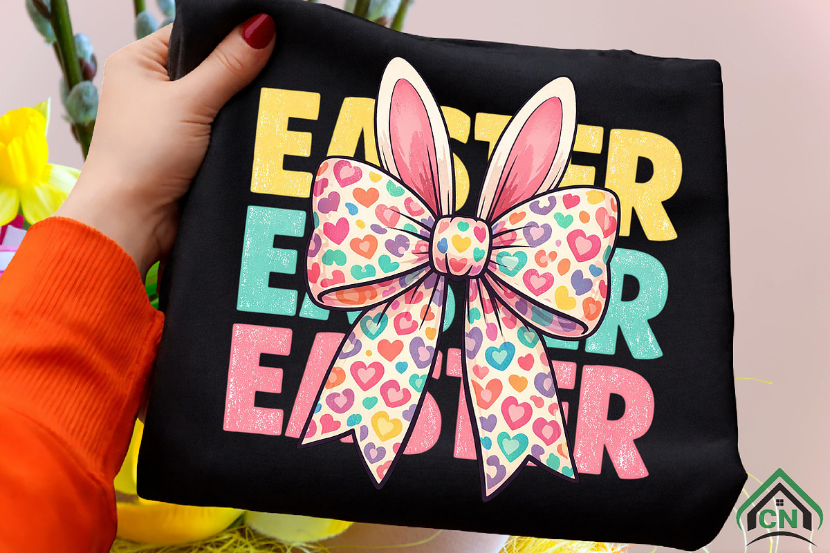 Easter Bunny Coquette Png, Easter, an Illustration by Craft Nest (Photo 6 of 6)