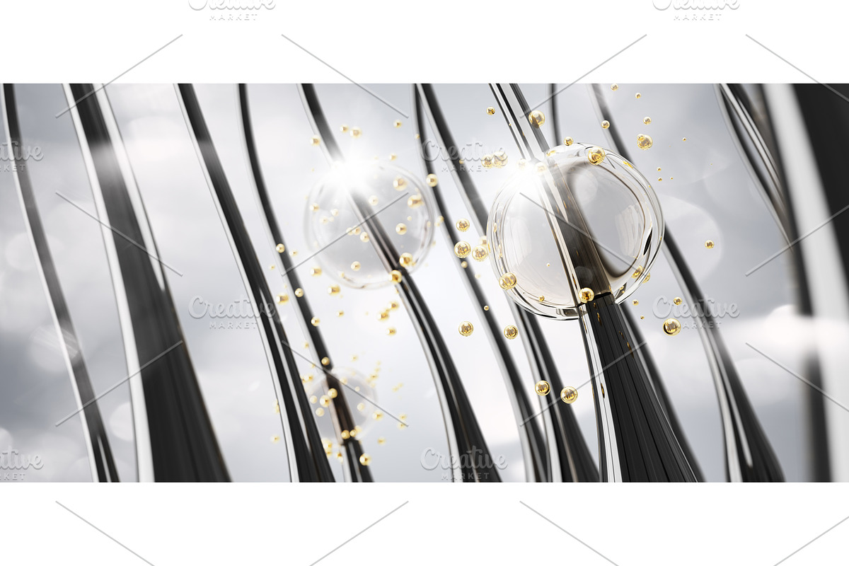 Hair care 3d clear gel serum drops, a Healthcare Illustration by Marozhkastudio