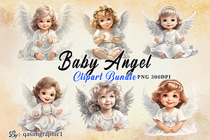 Cute Baby Angel Sublimation