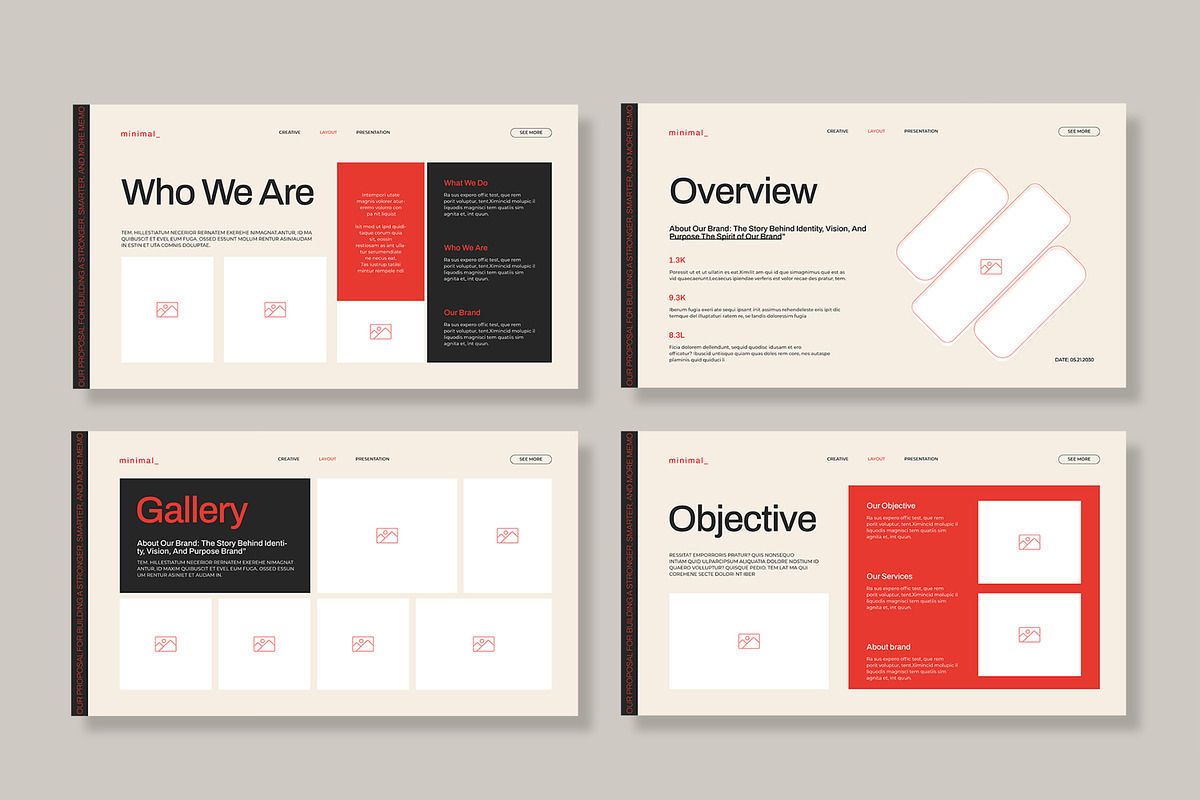 Brand Profile Presentation Template preview 3