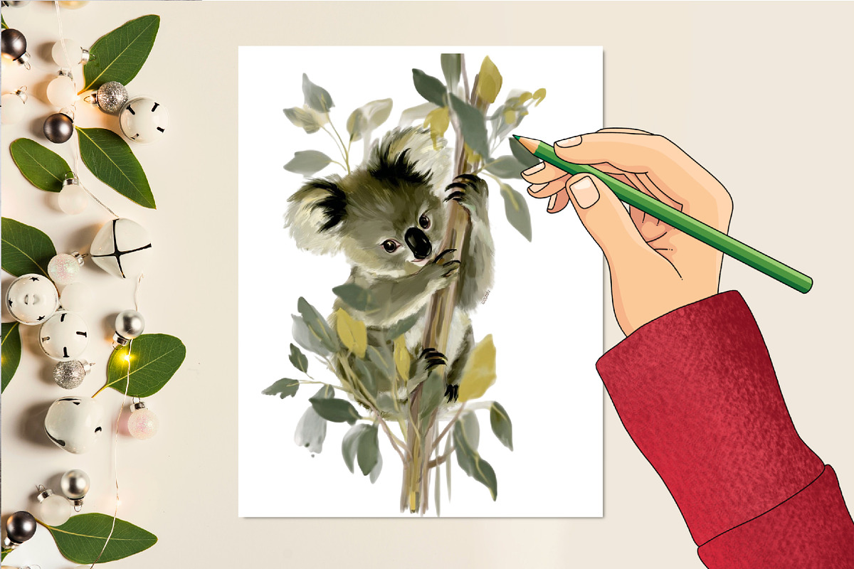 Baby Animals Watercolor Clipart, an Illustration by DreamCafeArt (Photo 5 of 6)