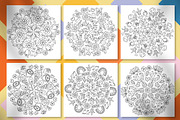 Groovy Coloring Pages Bundle, an Illustration by ChristinaDesigns (Thumbnail 9 of 10)