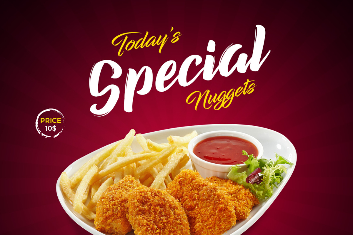 Fast Food Promo Social Media Post, a Graphic by MDAlAminIslam1
