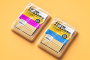 Sliced Cheese Packaging Mockup, a Packaging Mockup by Designer Dude